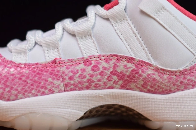 WMNS Snakeskin Pink Air 11 AH7860-106 Low Jordan 0627